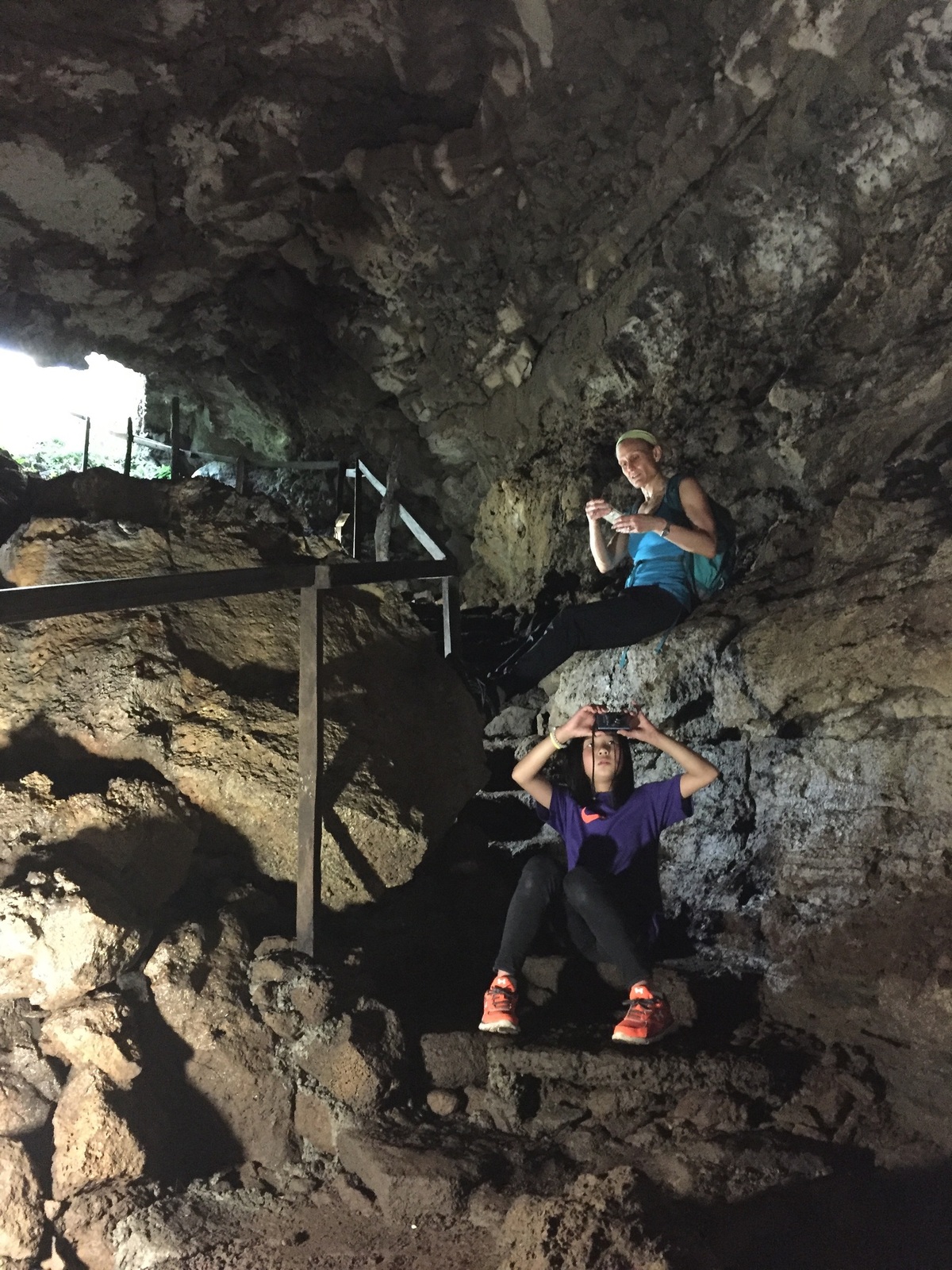 Lava tubes reveal the islands’ short volcanic history.