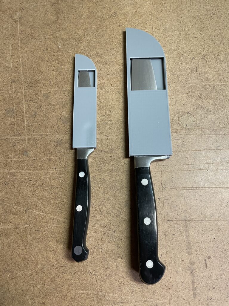3D printed knife sheaths
