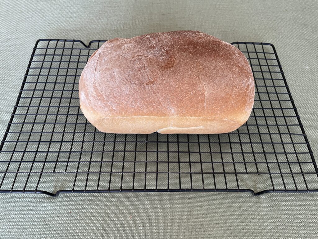 Loaf of homemade bread