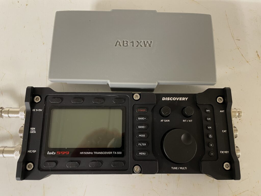 Radio cover, 3D printed